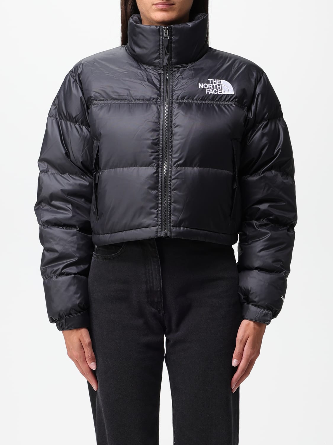 THE NORTH FACE: coat for woman - Black | The North Face coat NF0A5GGE ...