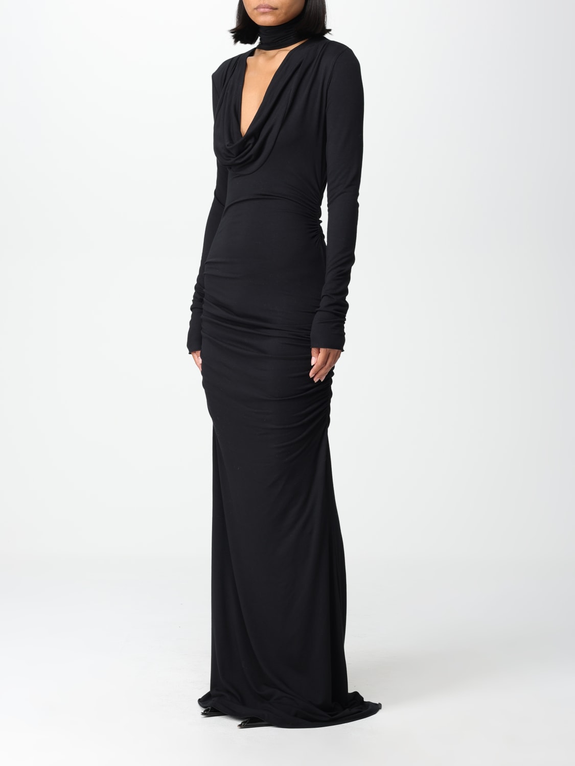 BLUMARINE: dress for woman - Black | Blumarine dress 4A048A online on ...