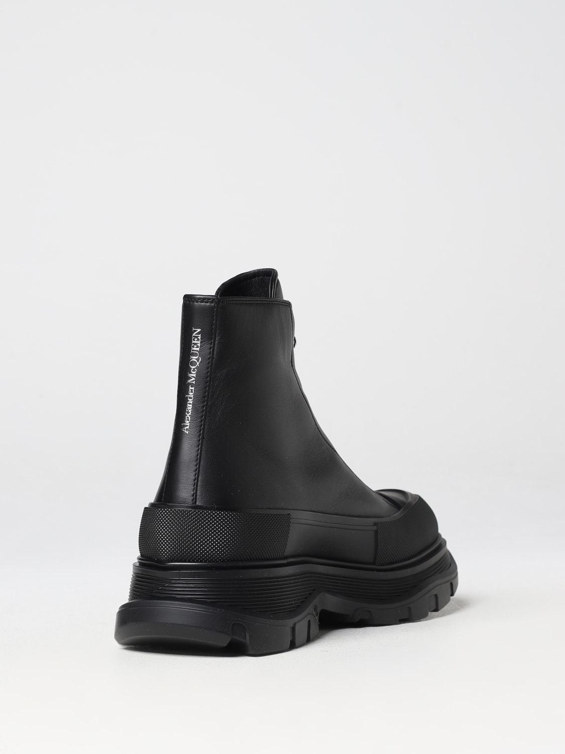 Alexander McQueen Ankle Boots in Nappa with Zip