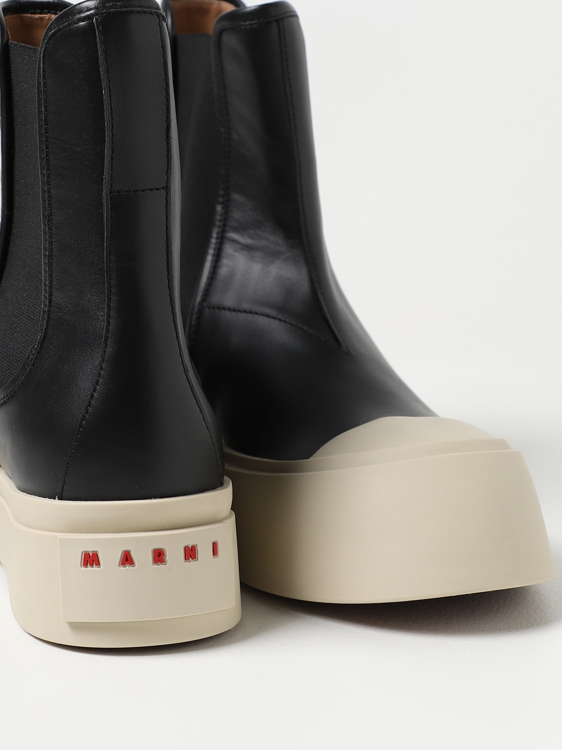 MARNI: Pablo ankle boots in nappa - Black | Marni boots