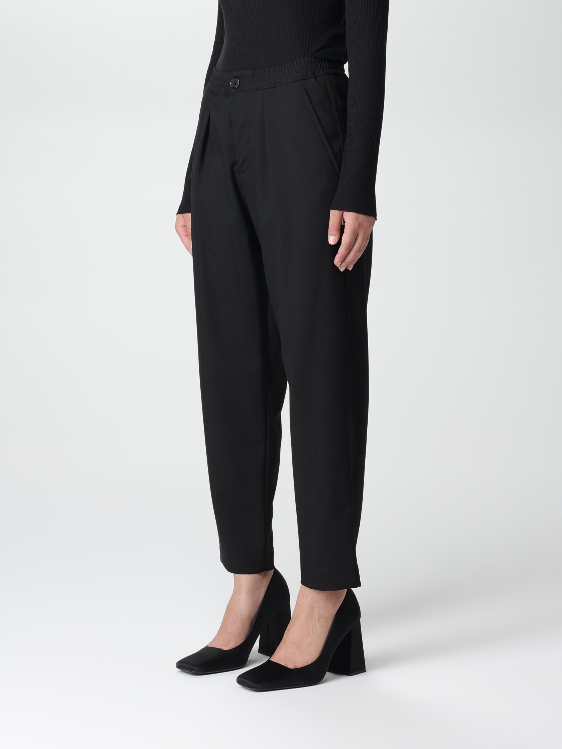 MARNI: wool pants - Black | Marni pants PAMA0317MUTW839 online at