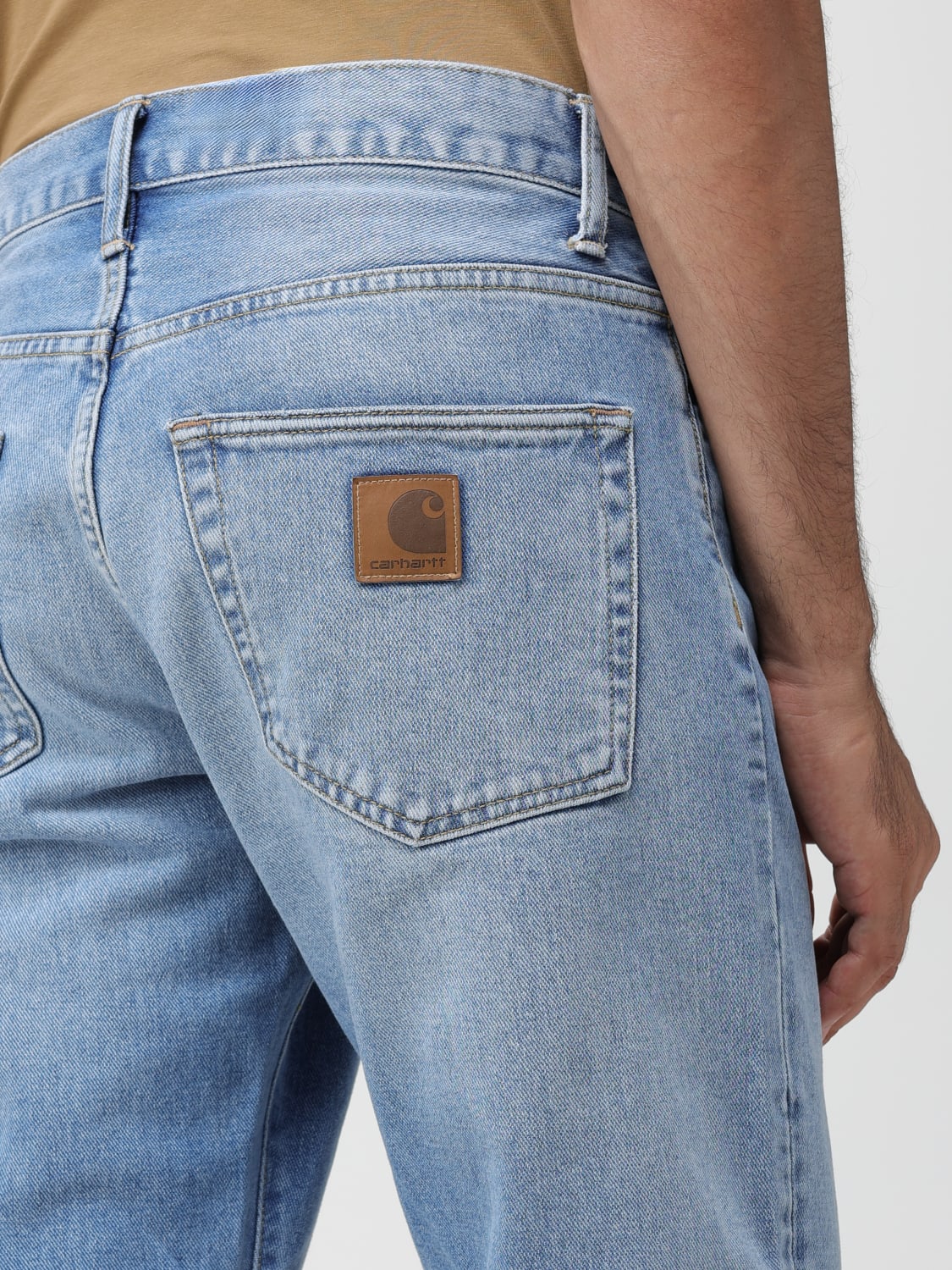 kollidere galdeblæren Glat CARHARTT WIP: pants for man - Blue 1 | Carhartt Wip pants I029207 online at  GIGLIO.COM