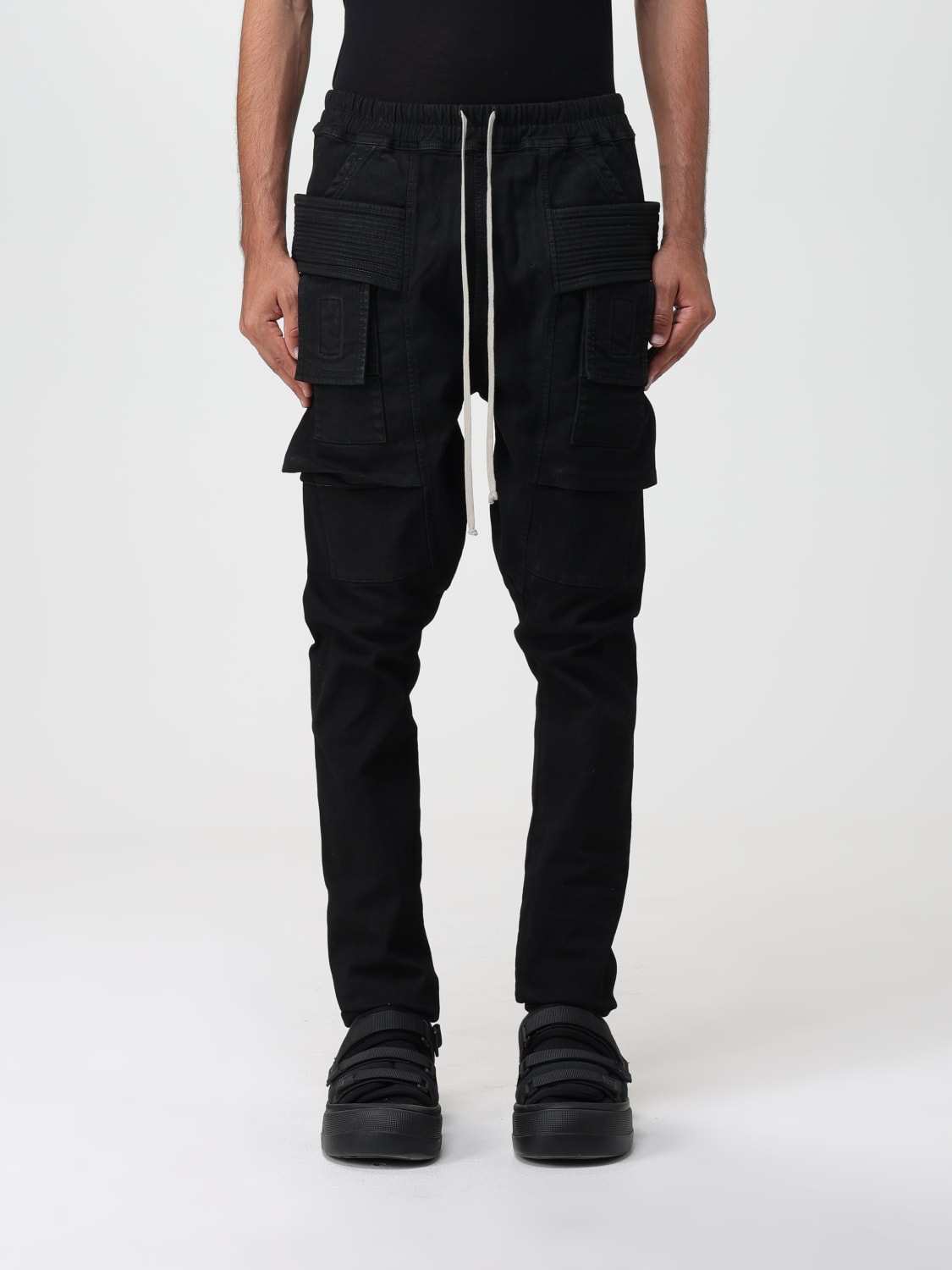 RICK OWENS DRKSHDW：パンツ メンズ - ブラック | GIGLIO.COM