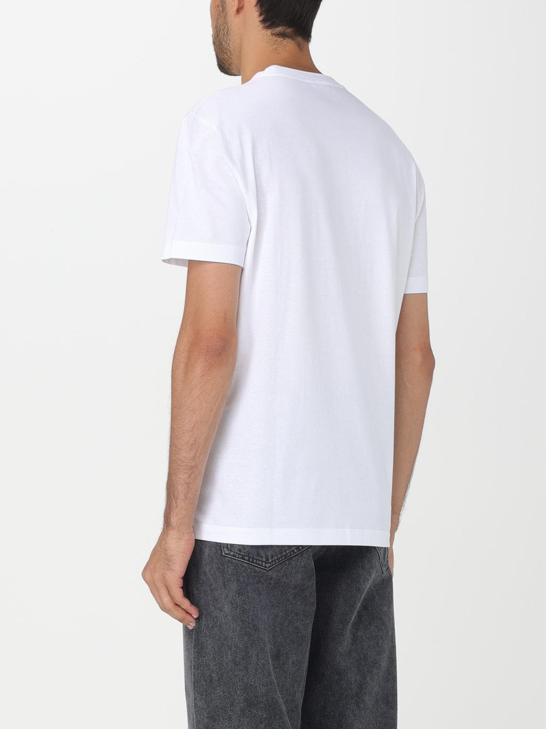 VERSACE: t-shirt for man - White | Versace t-shirt 10115041A08375 ...