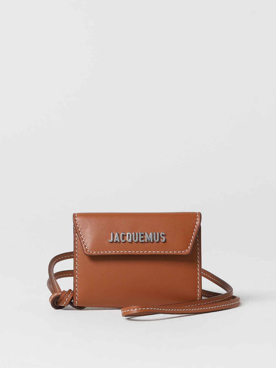 JACQUEMUS：財布 メンズ - ブラウン | GIGLIO.COMオンラインの