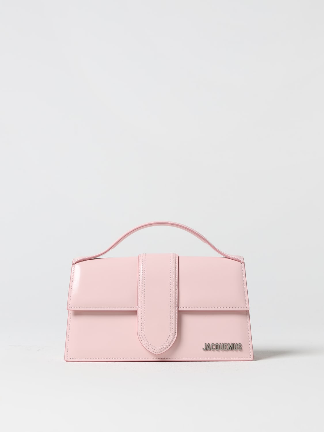 Jacquemus Le Bambino Long Leather Shoulder Bag, Pink, Women's, Handbags & Purses Shoulder Bags