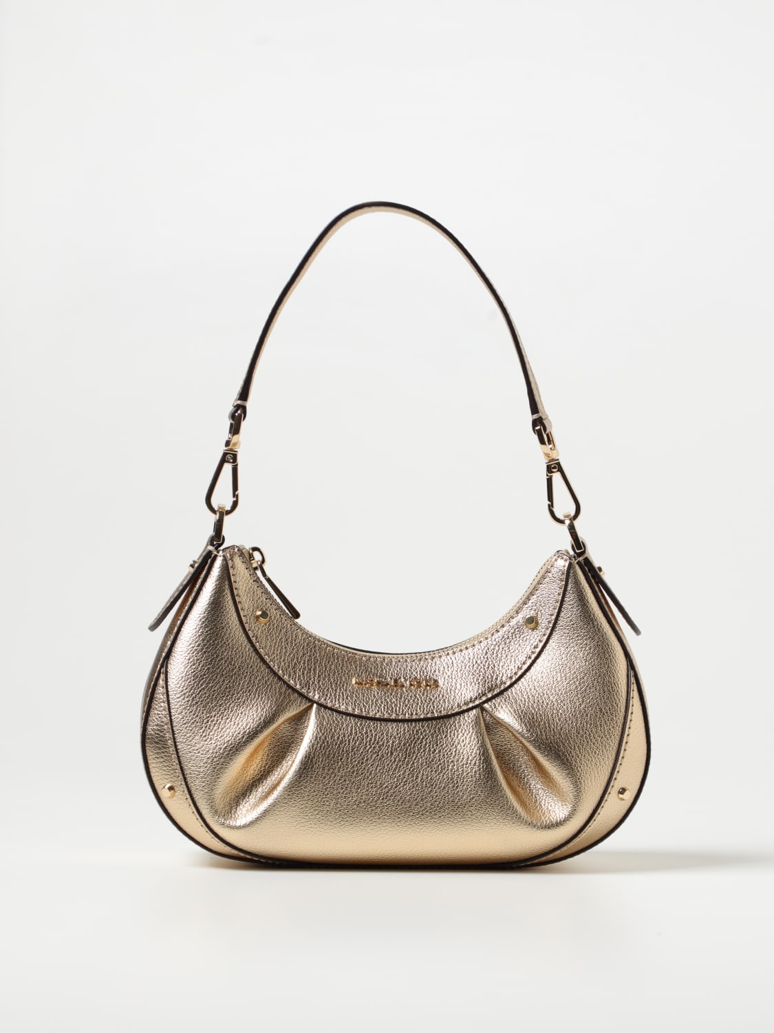 MICHAEL KORS: shoulder bag for woman - Gold | Michael Kors shoulder bag ...