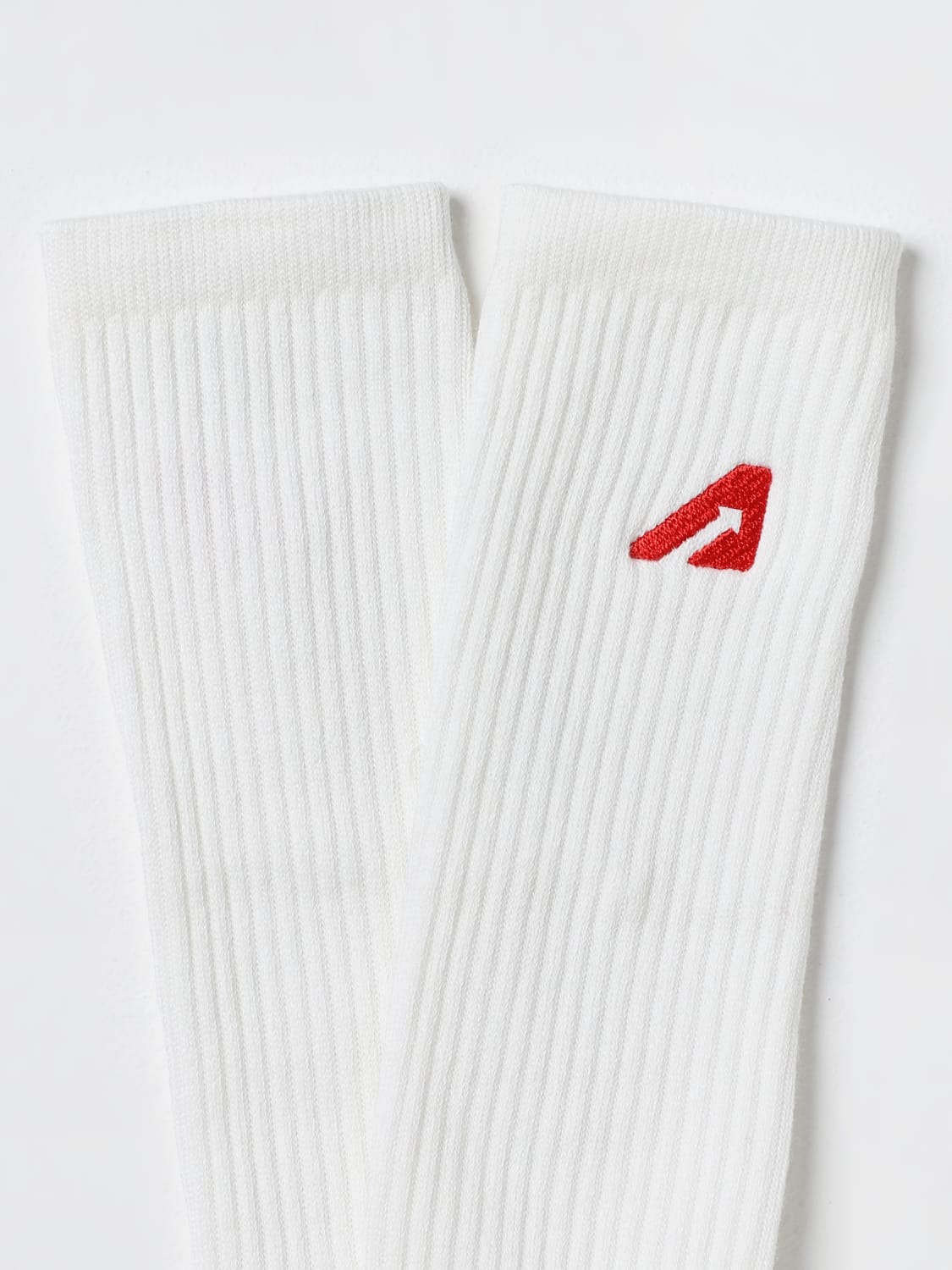 AUTRY: socks for man - White | Autry socks SOEU43CR online at GIGLIO.COM