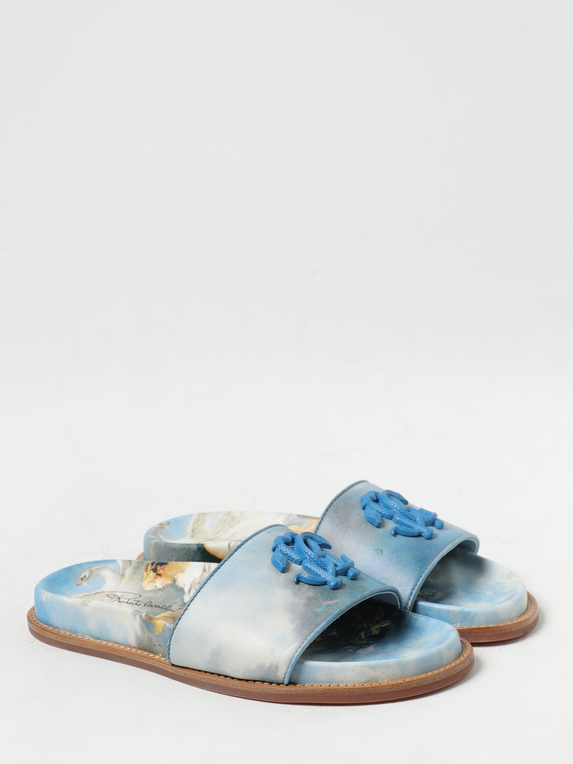 Ancient Greek Sandals Denim Taygete Bow Sandals in Light Denim