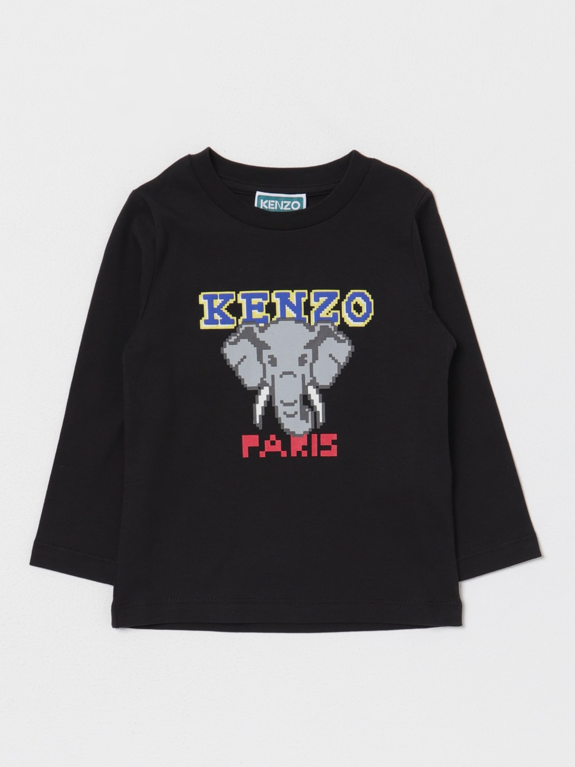 Kenzo Kids-boys Grey Logo T-Shirt