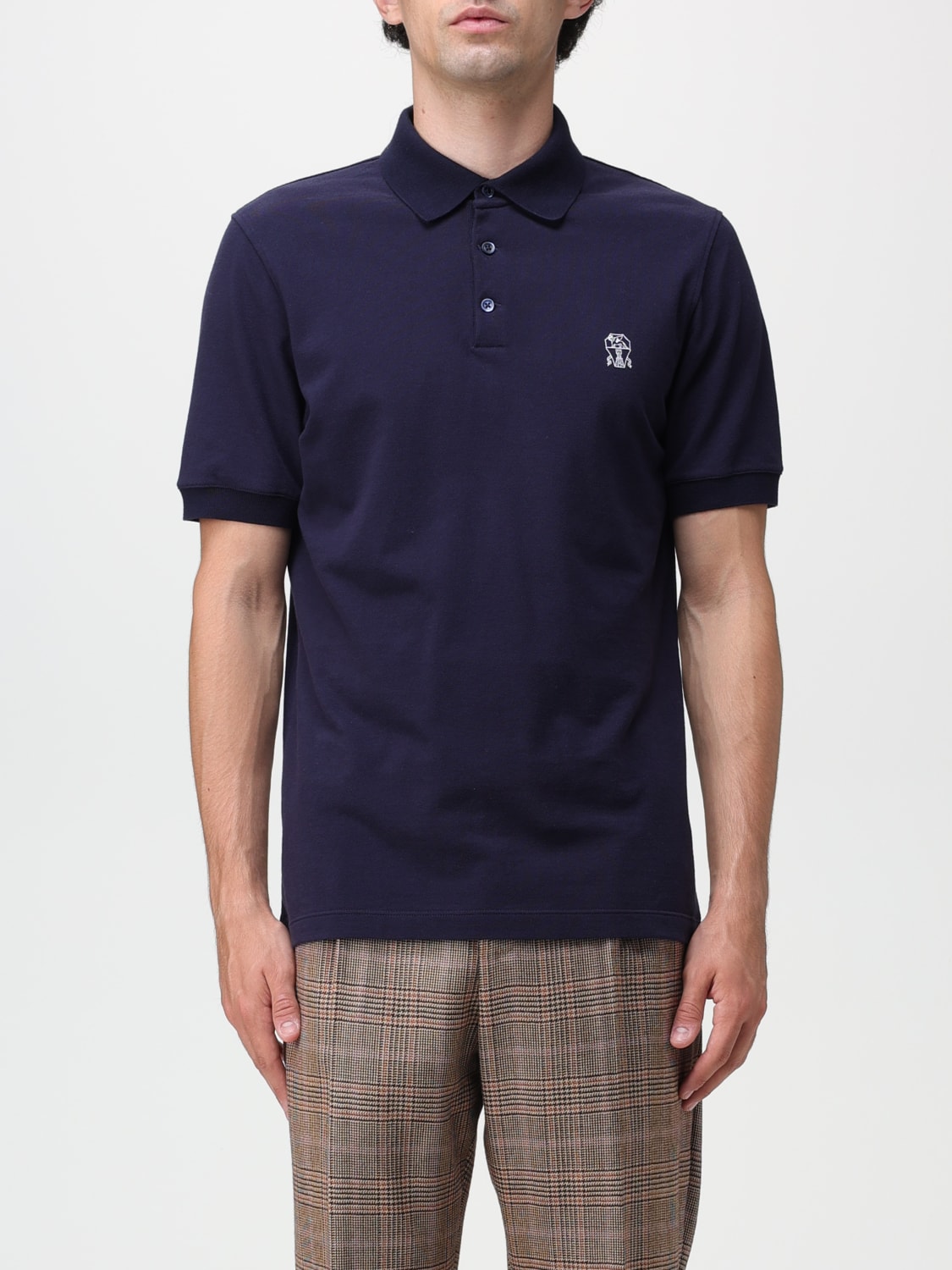BRUNELLO CUCINELLI, Logo Embroidery Polo Shirt, Men