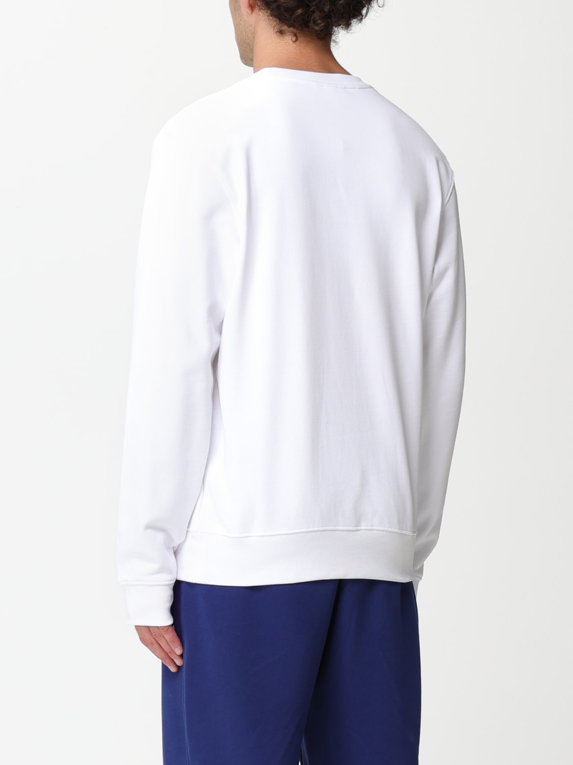 LACOSTE: sweater for man - White | Lacoste sweater SH1281 online at ...