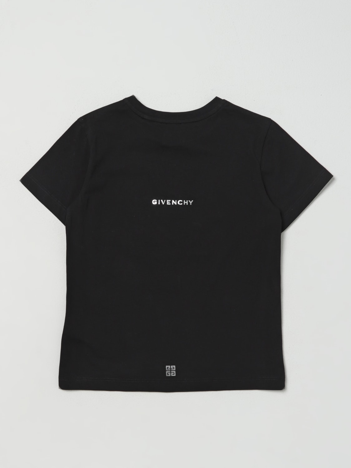 GIVENCHY：Tシャツ 女の子 - ブラック | GIGLIO.COMオンラインの