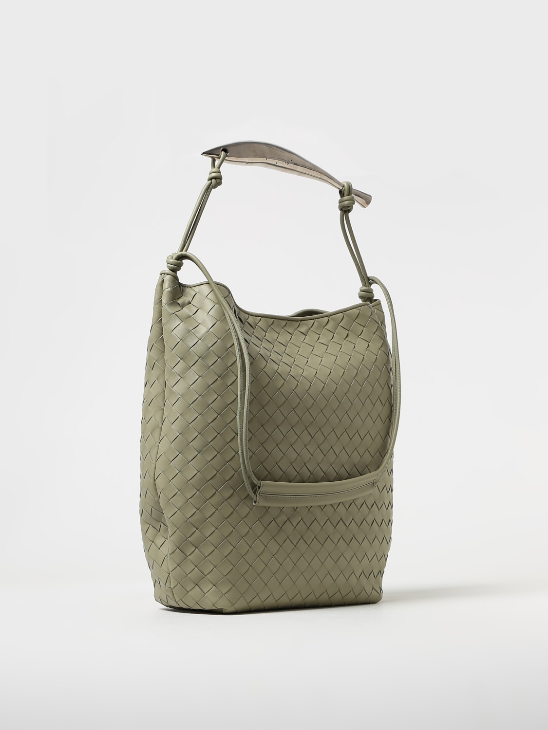 BOTTEGA VENETA, 'Sardine' Intrecciato Nappa Leather Bag, GREEN, Women