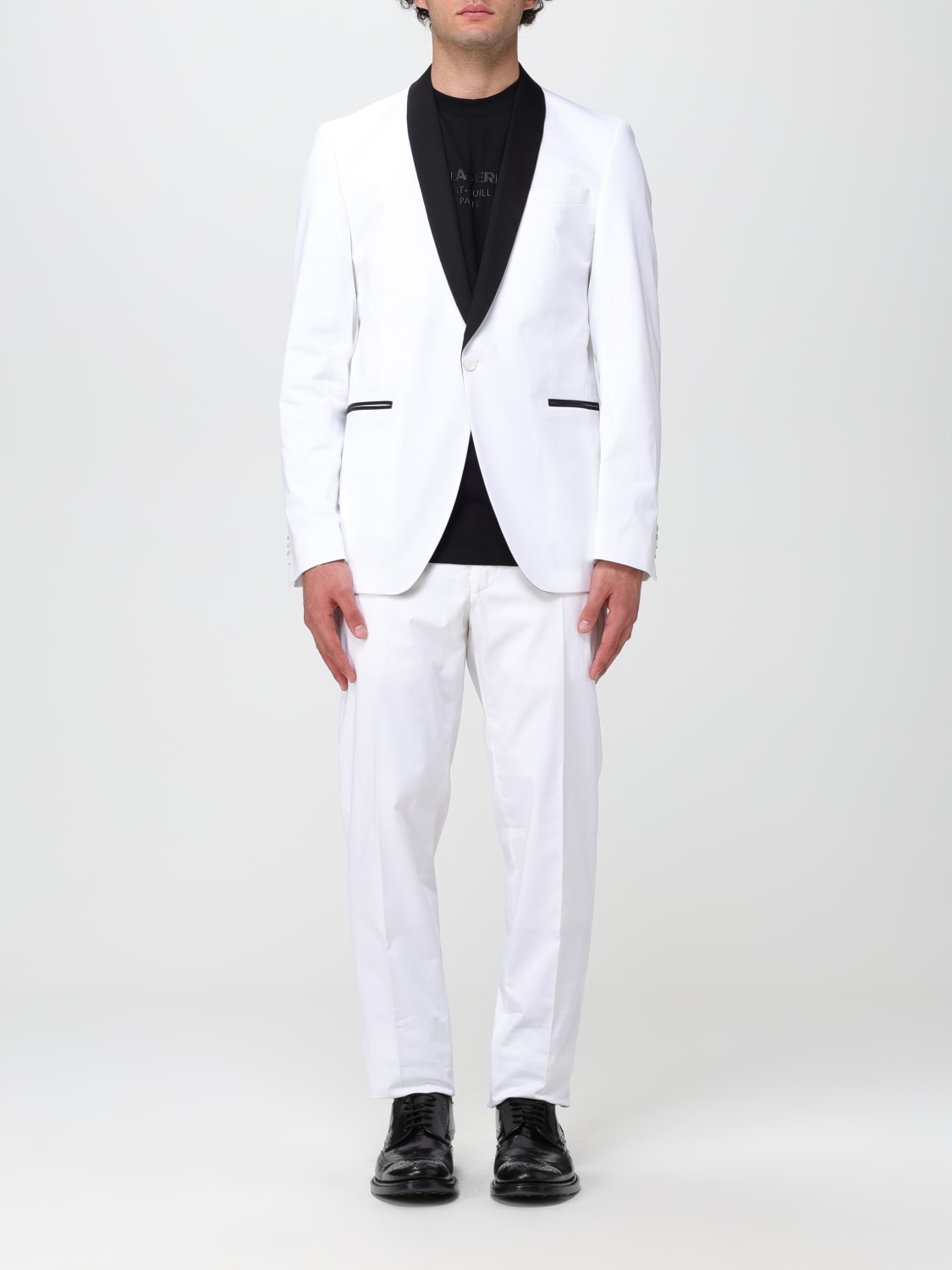 KARL LAGERFELD：スーツ メンズ - ホワイト | GIGLIO.COMオンラインの 