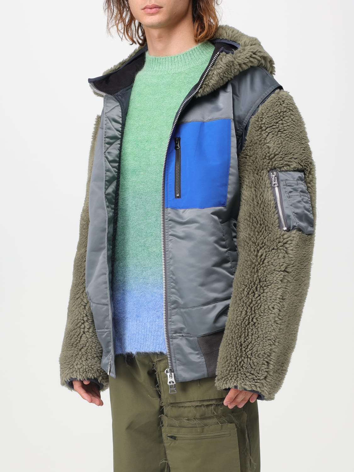 Sacai（サカイ） Hooded Anorak メンズ アウター ジャケット - ブルゾン