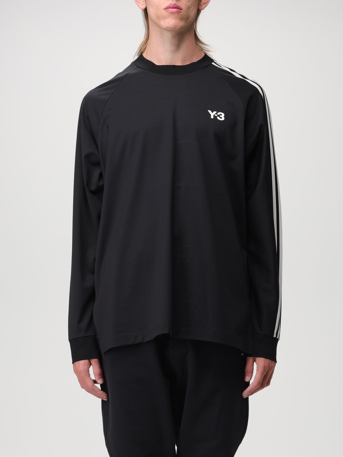 Y-3: t-shirt for man - Black | Y-3 t-shirt H44800 online at GIGLIO.COM