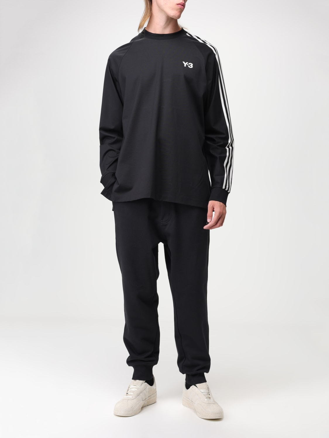 Y-3: t-shirt for man - Black | Y-3 t-shirt H44800 online at GIGLIO.COM