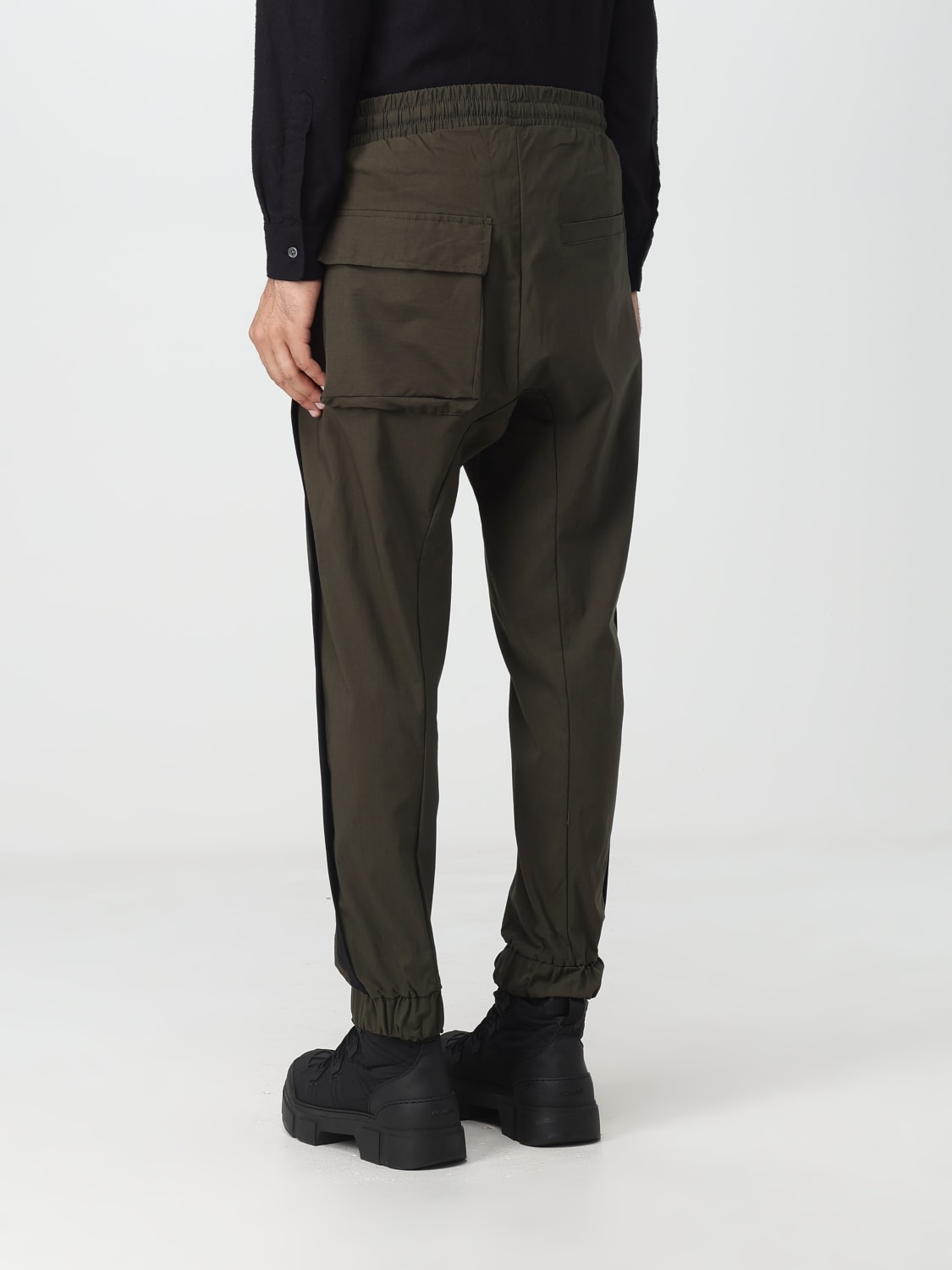 THOM KROM: pants for man - Green | Thom Krom pants MST395 online at ...