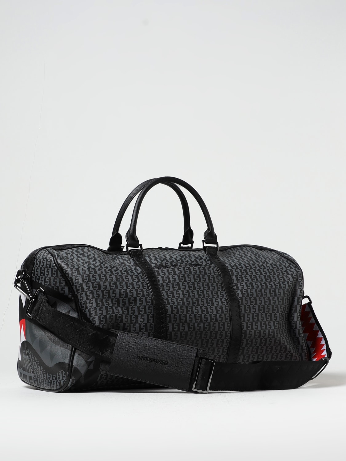 Sprayground Duffel Bags in White for Men