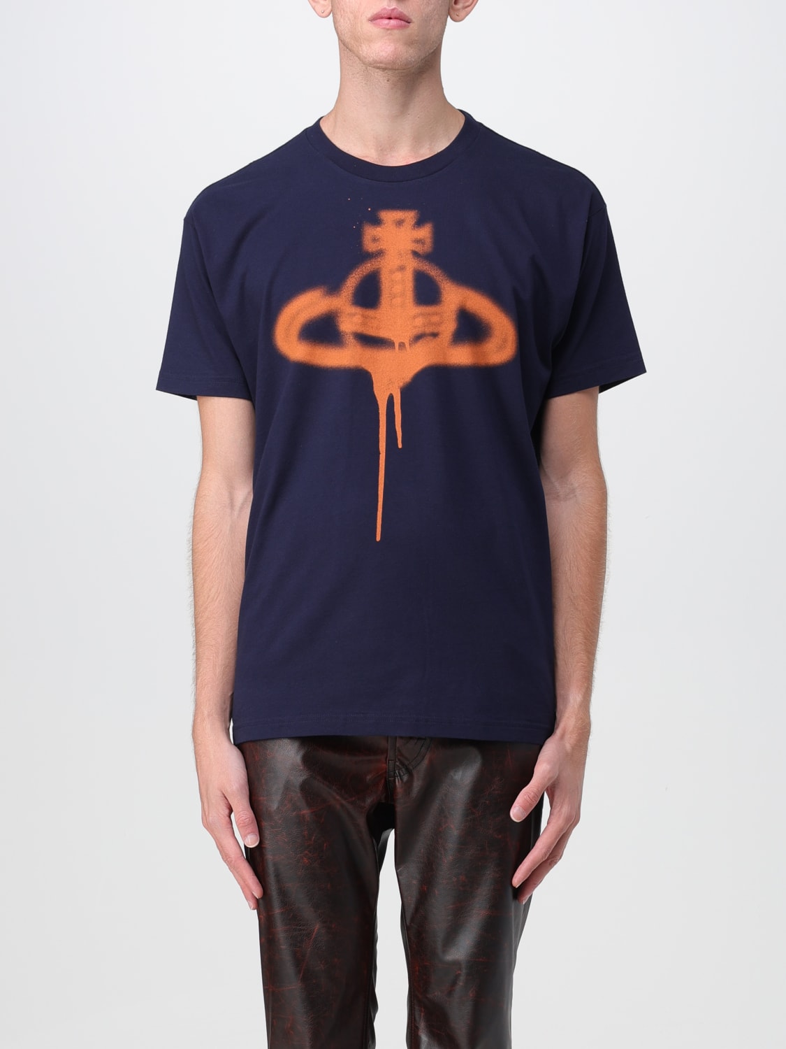 VIVIENNE WESTWOOD: t-shirt for man - Blue | Vivienne Westwood t