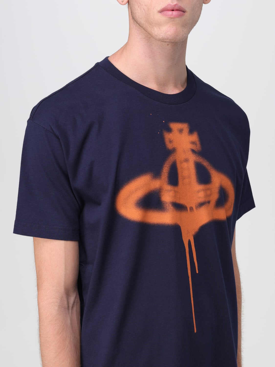 VIVIENNE WESTWOOD: t-shirt for man - Blue | Vivienne Westwood t