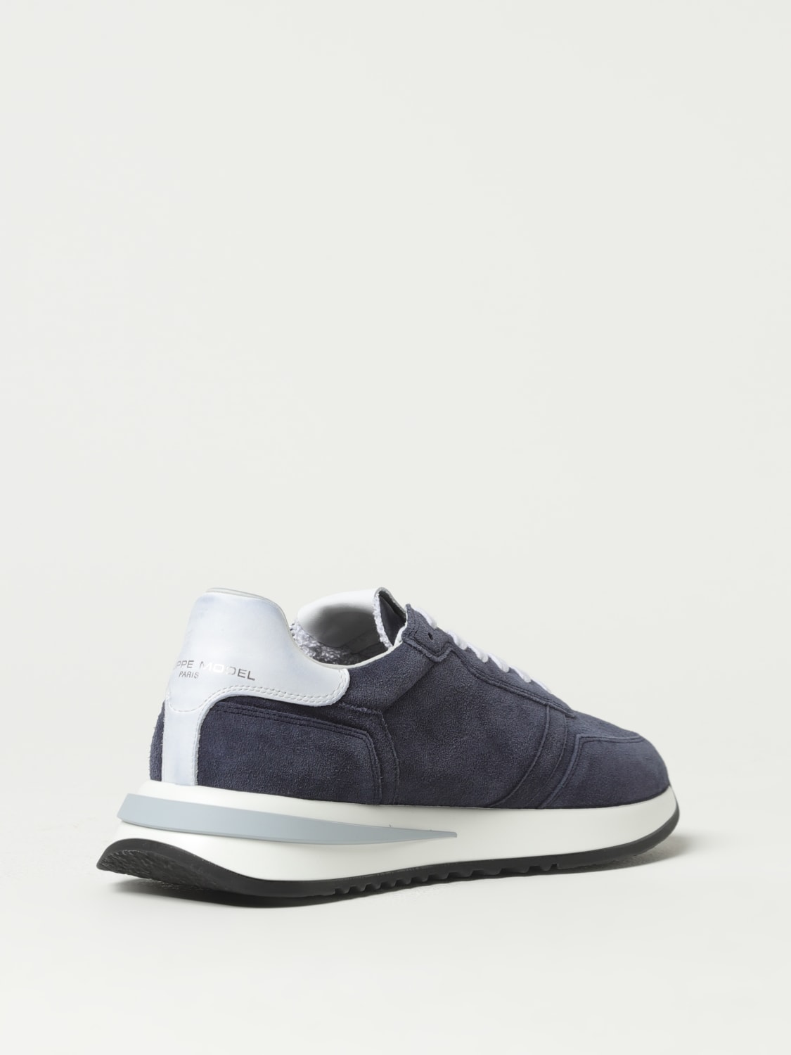 PHILIPPE MODEL: sneakers for man - Blue | Philippe Model sneakers TYLU ...