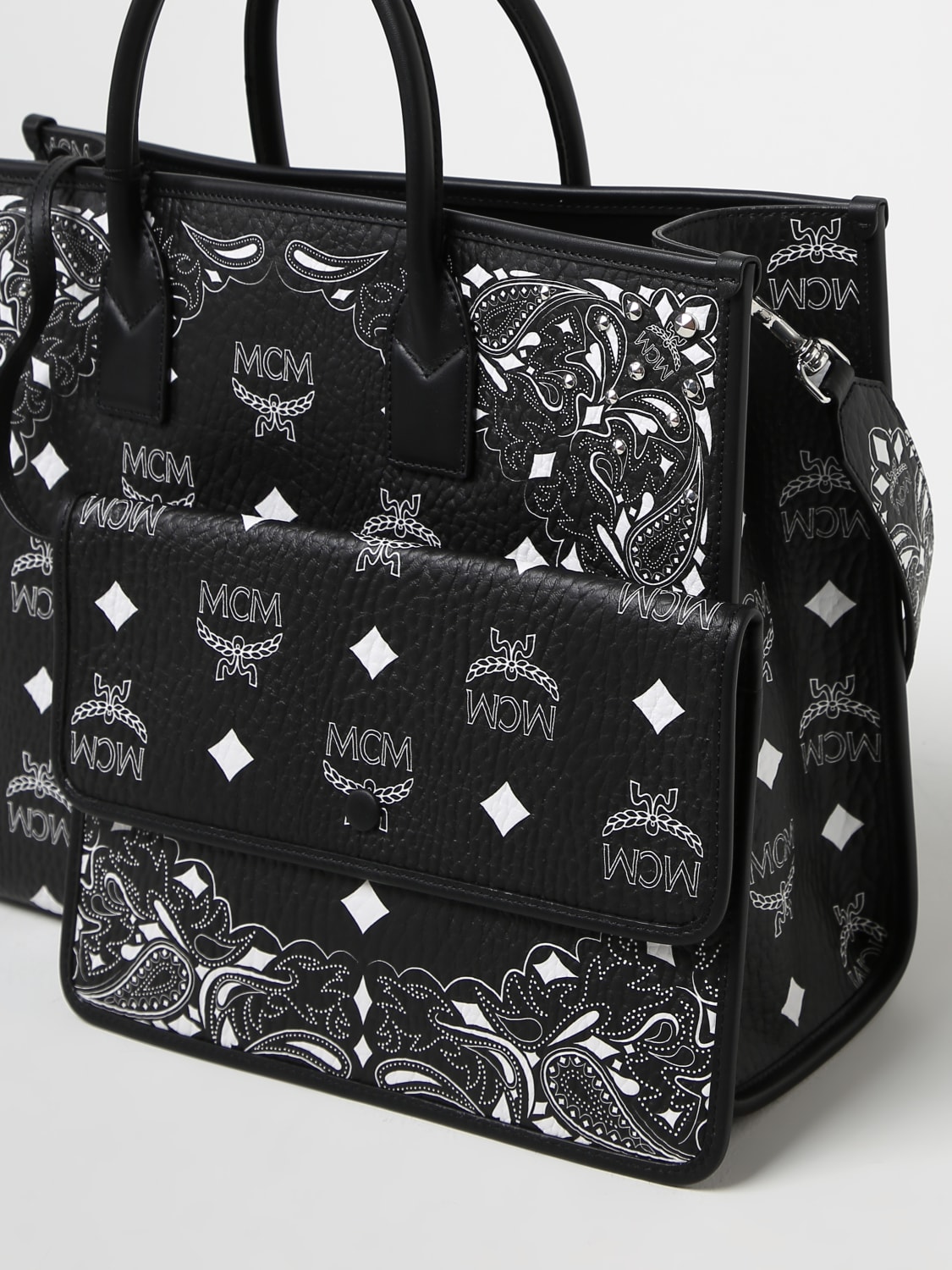 MCM Black Tote Bags