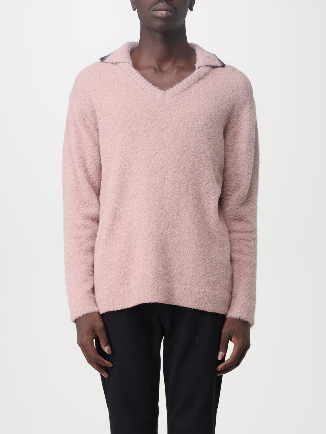 ERNEST W. BAKER: sweater for man - Pink | Ernest W. Baker sweater