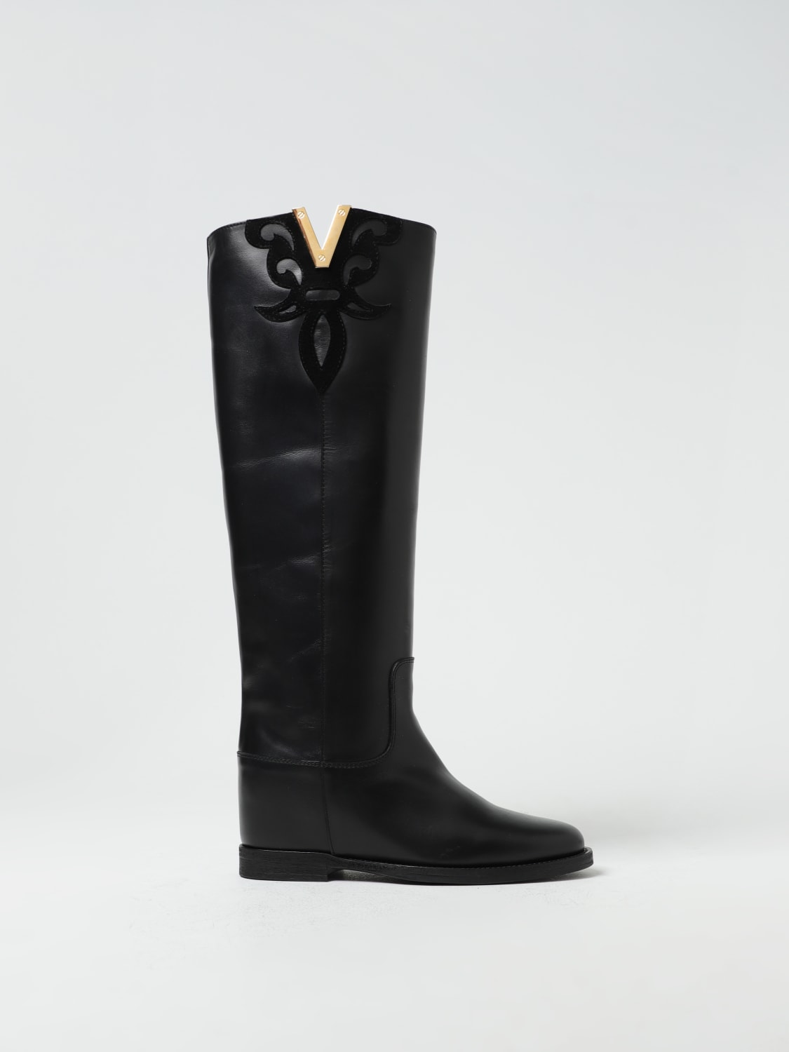 Louis Vuitton Heritage Black Leather Riding Boots