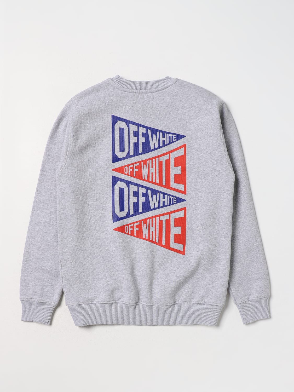 OFF-WHITE: sweater for boys - Black  Off-White sweater OBBB001C99FLE001  online at