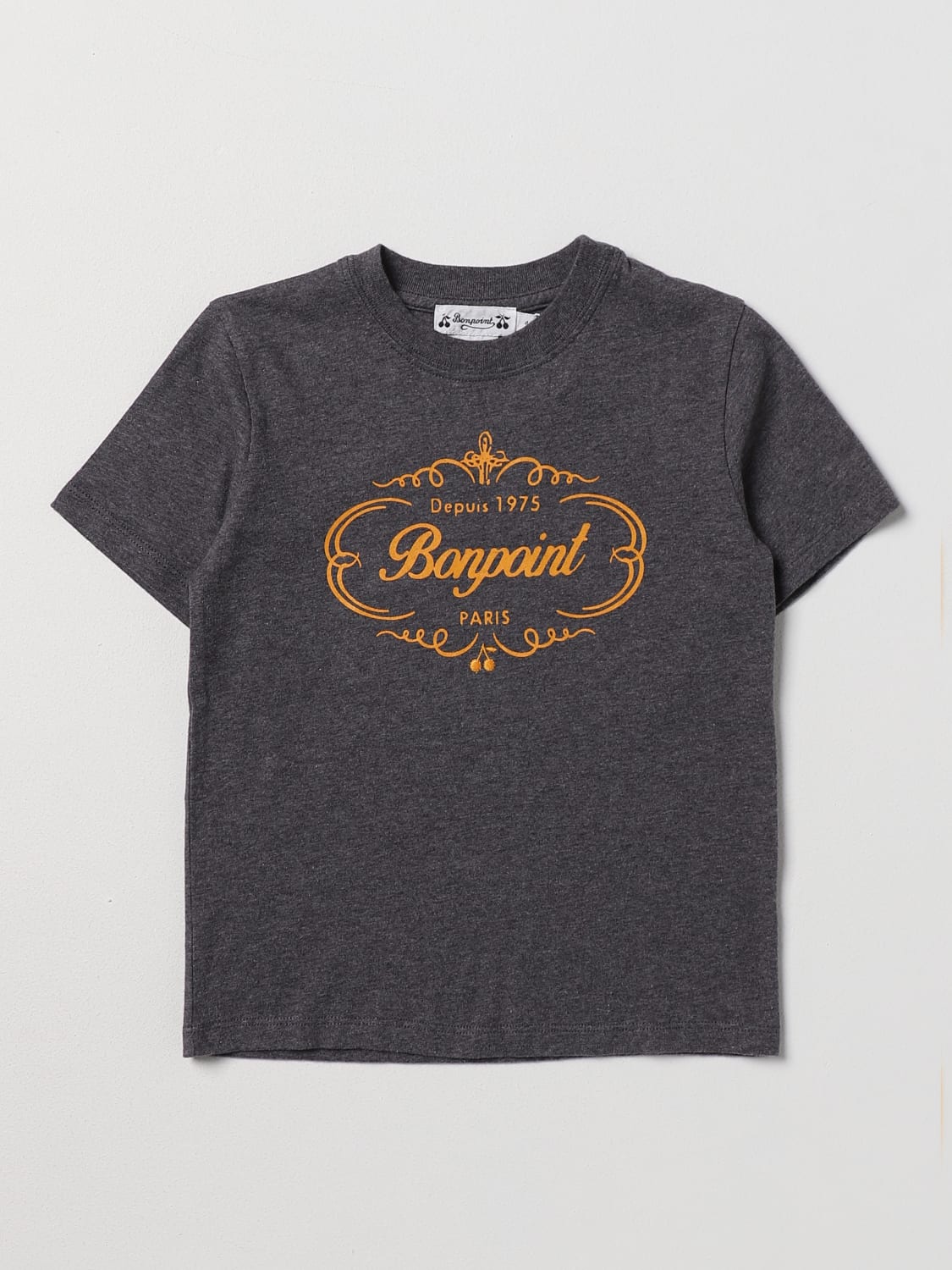 BONPOINT: t-shirt for boys - Grey | Bonpoint t-shirt W03BTSK00002