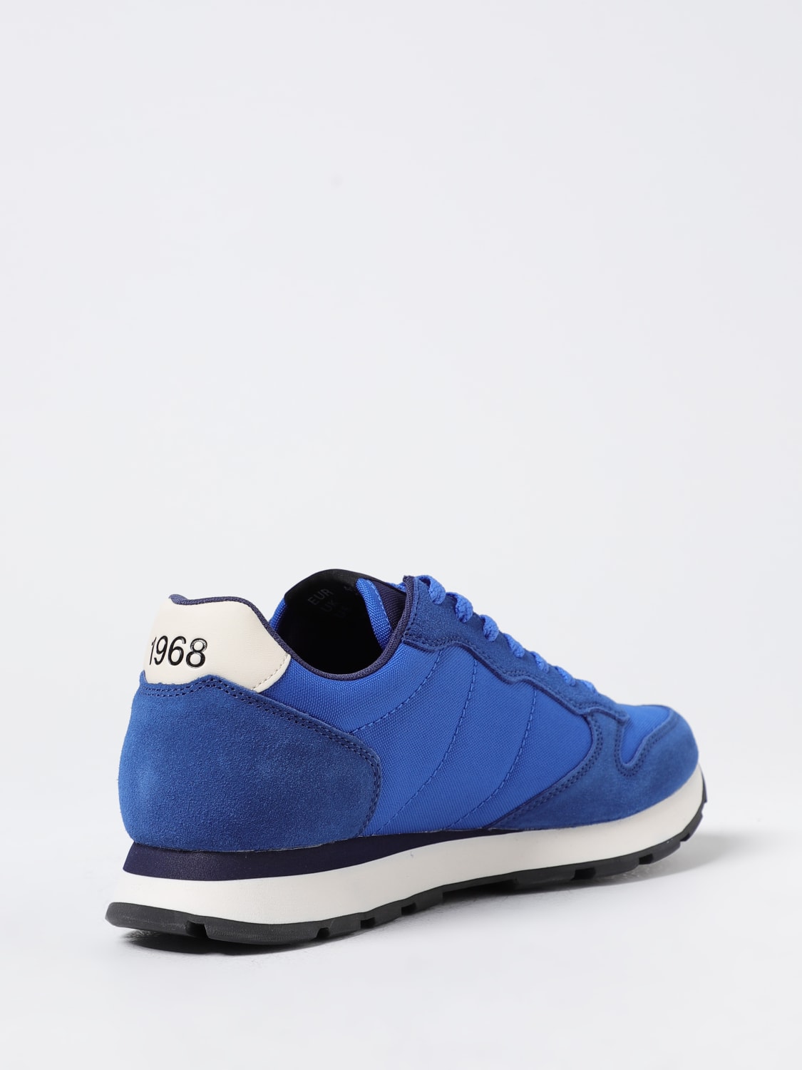SUN 68: Sneakers Tom Solid in tessuto e pelle - Blue 1 | Sneakers Sun ...