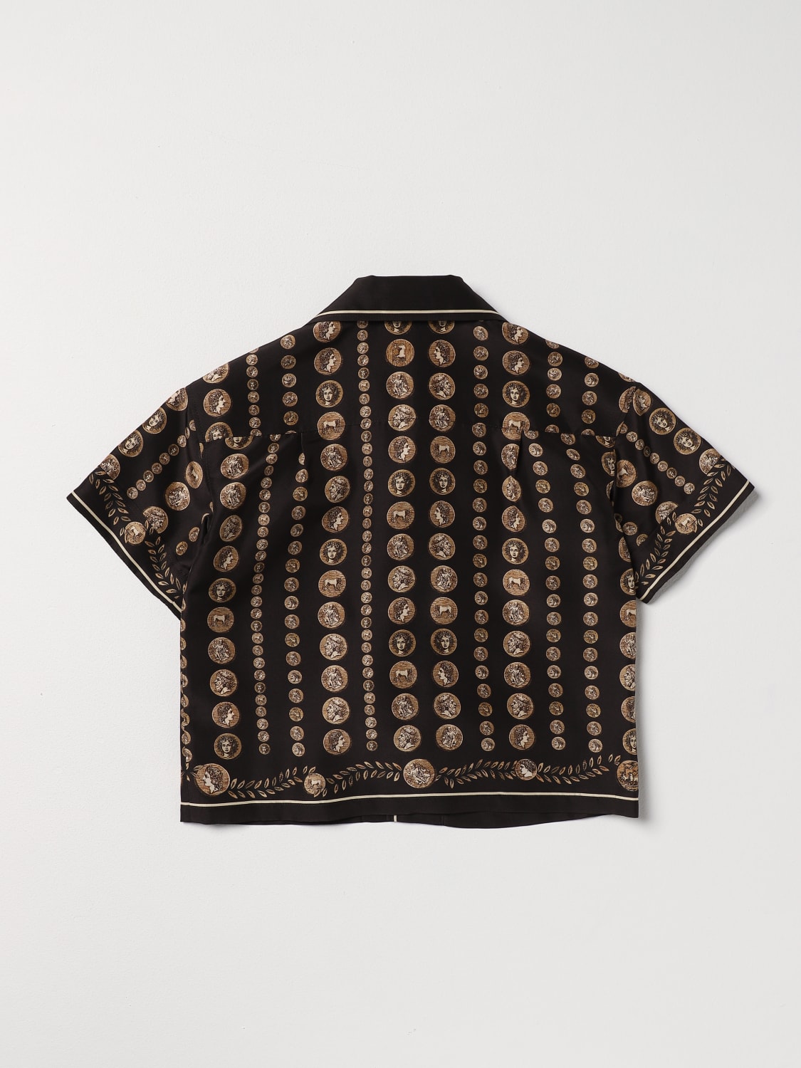 Dolce & Gabbana Silk Bandana Print Shirt
