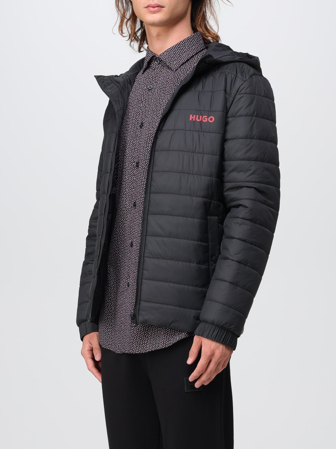 HUGO: jacket for man - Black | Hugo jacket 50474699 online at GIGLIO.COM