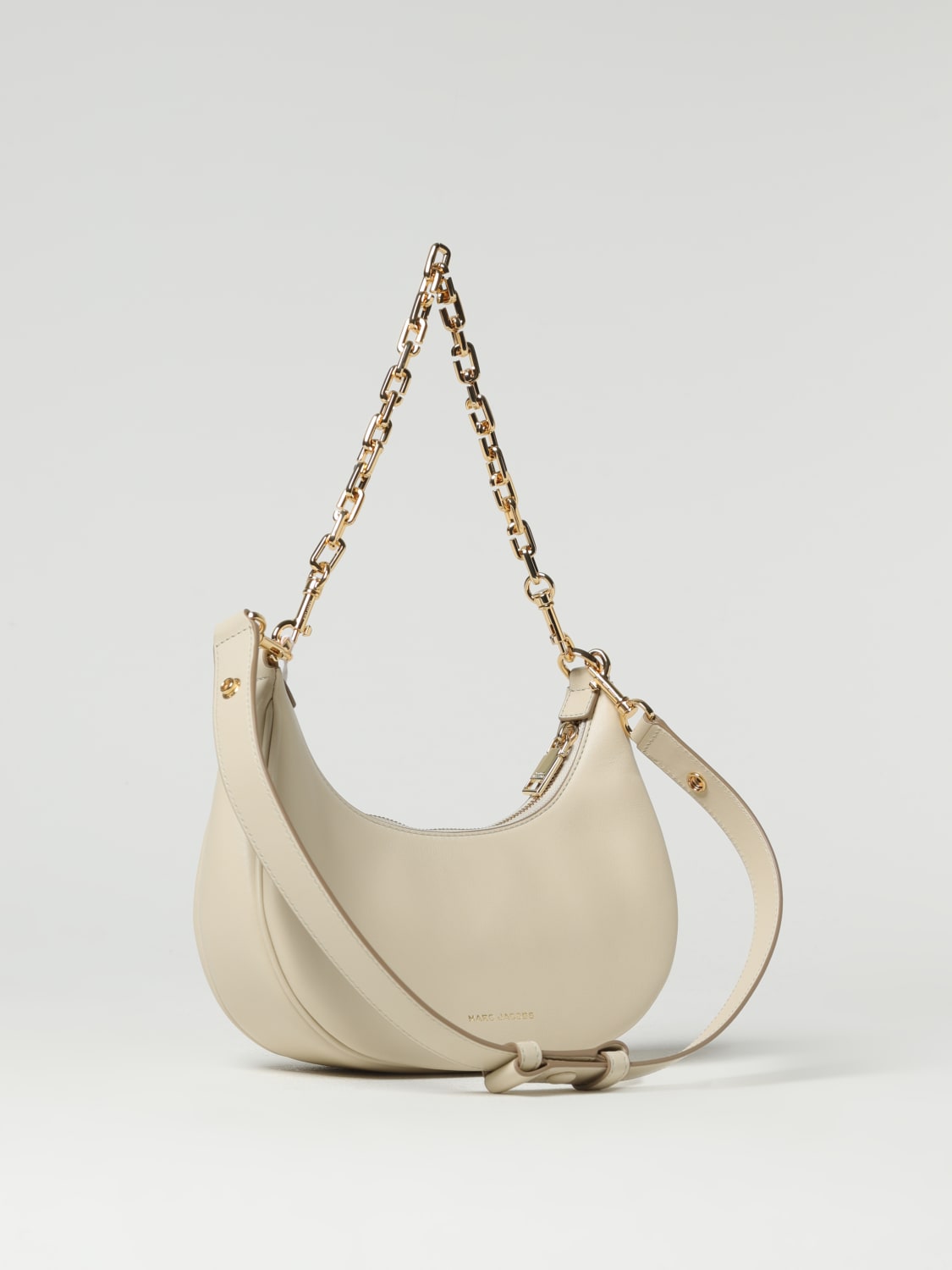 Marc Jacobs Borsa A Spalla The Curve In Pelle Colore Camel in White