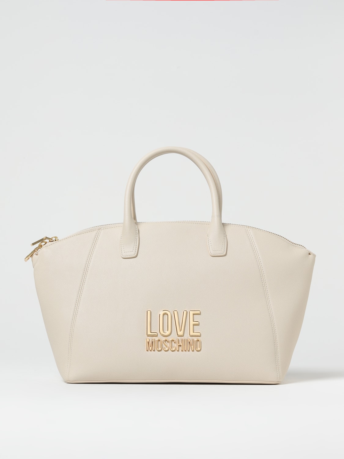 LOVE MOSCHINO：ハンドバッグ レディース - アイボリー | GIGLIO.COM