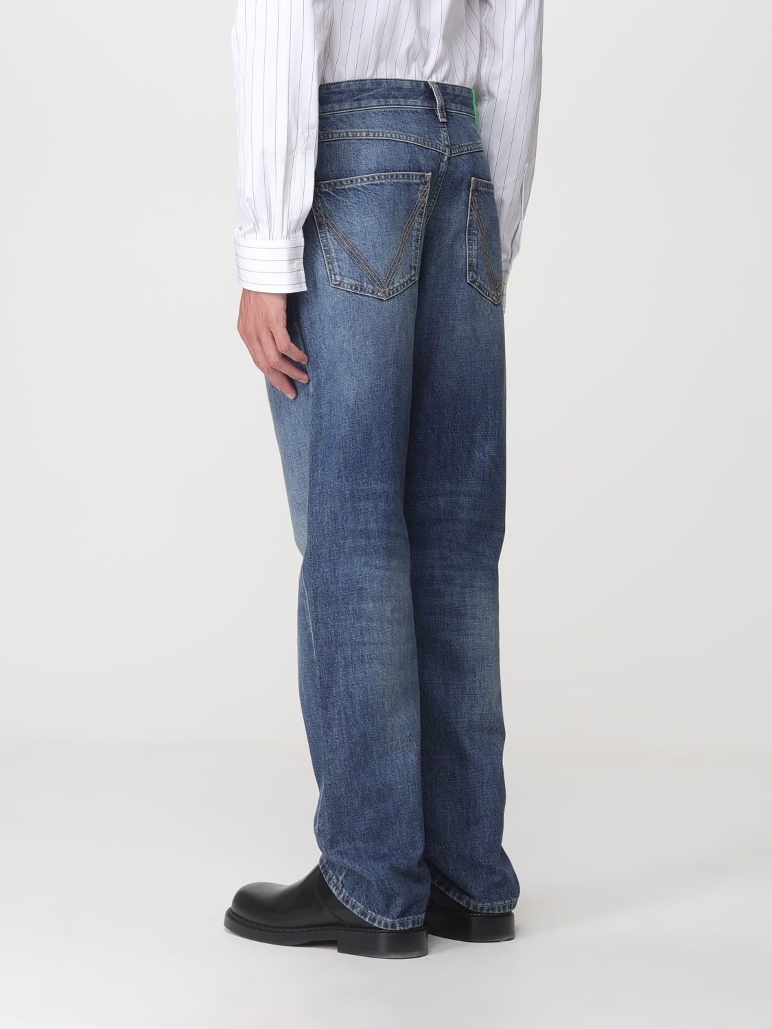 BOTTEGA VENETA: denim jeans - Blue | Bottega Veneta jeans 710238V2EN0 ...