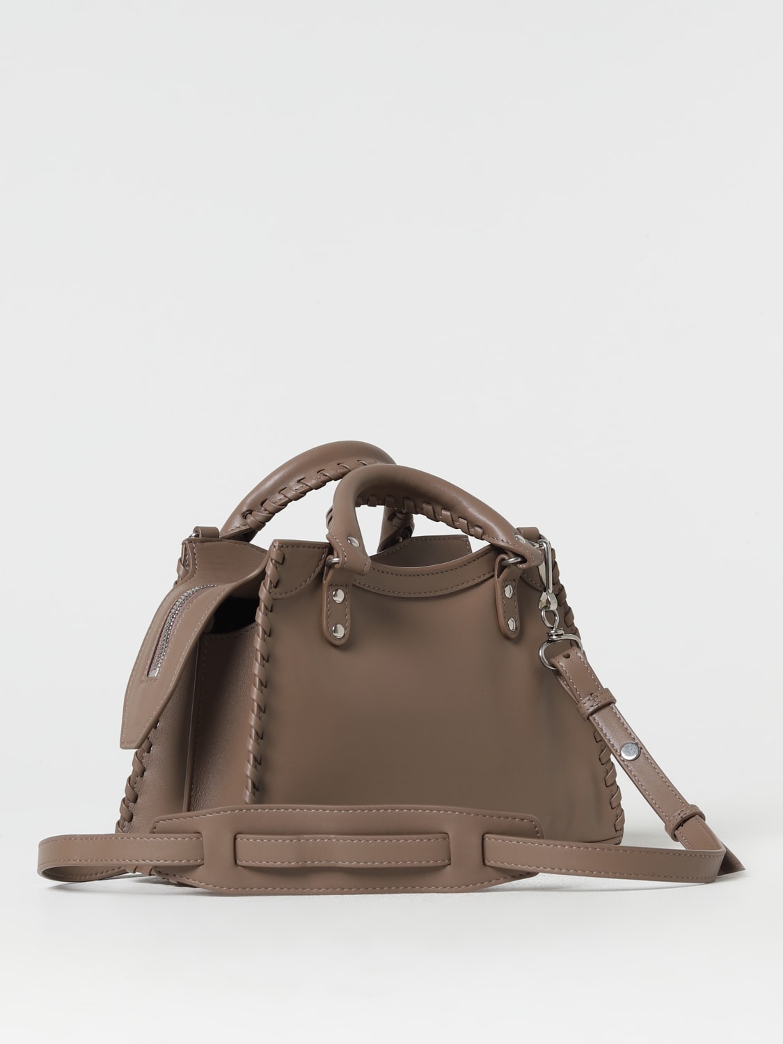 BALENCIAGA: Classic City S bag in genuine leather with shoulder