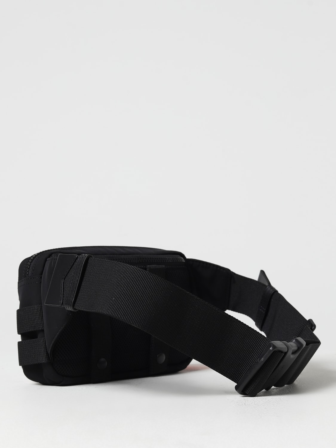 KENZO: Jungle bum bag in nylon with patch - Black | Kenzo belt bag ...