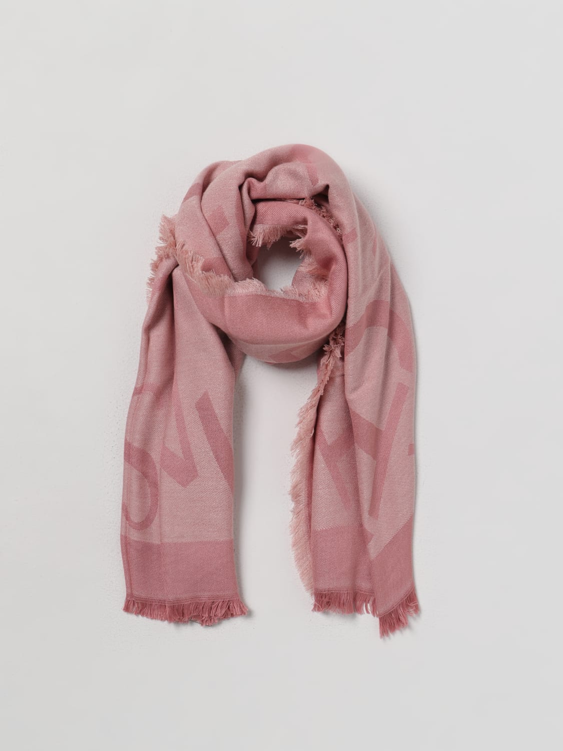 Acne Studios - Monogram jacquard scarf - Pink/light pink