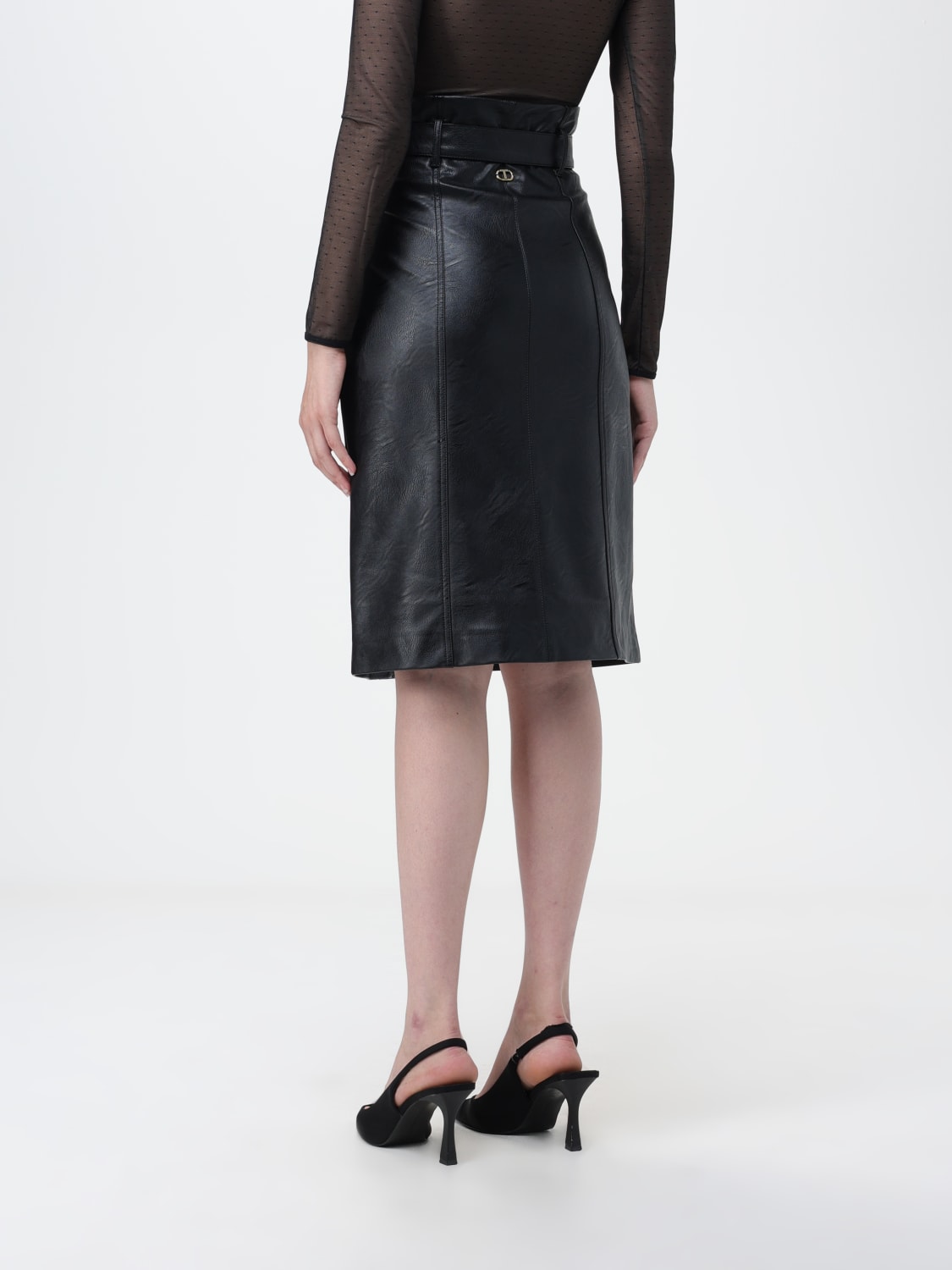 Twinset Skirt For Woman Black Twinset Skirt 232tp290f Online At Gigliocom 3509