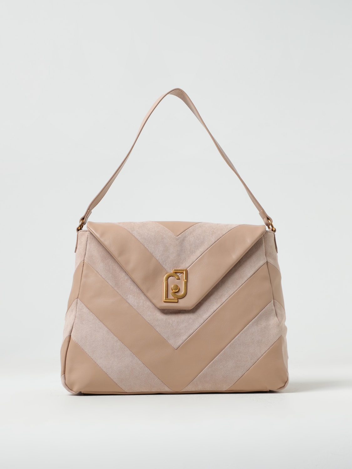 LIU JO: shoulder bag for women - Beige  Liu Jo shoulder bag AF3212E0057  online at