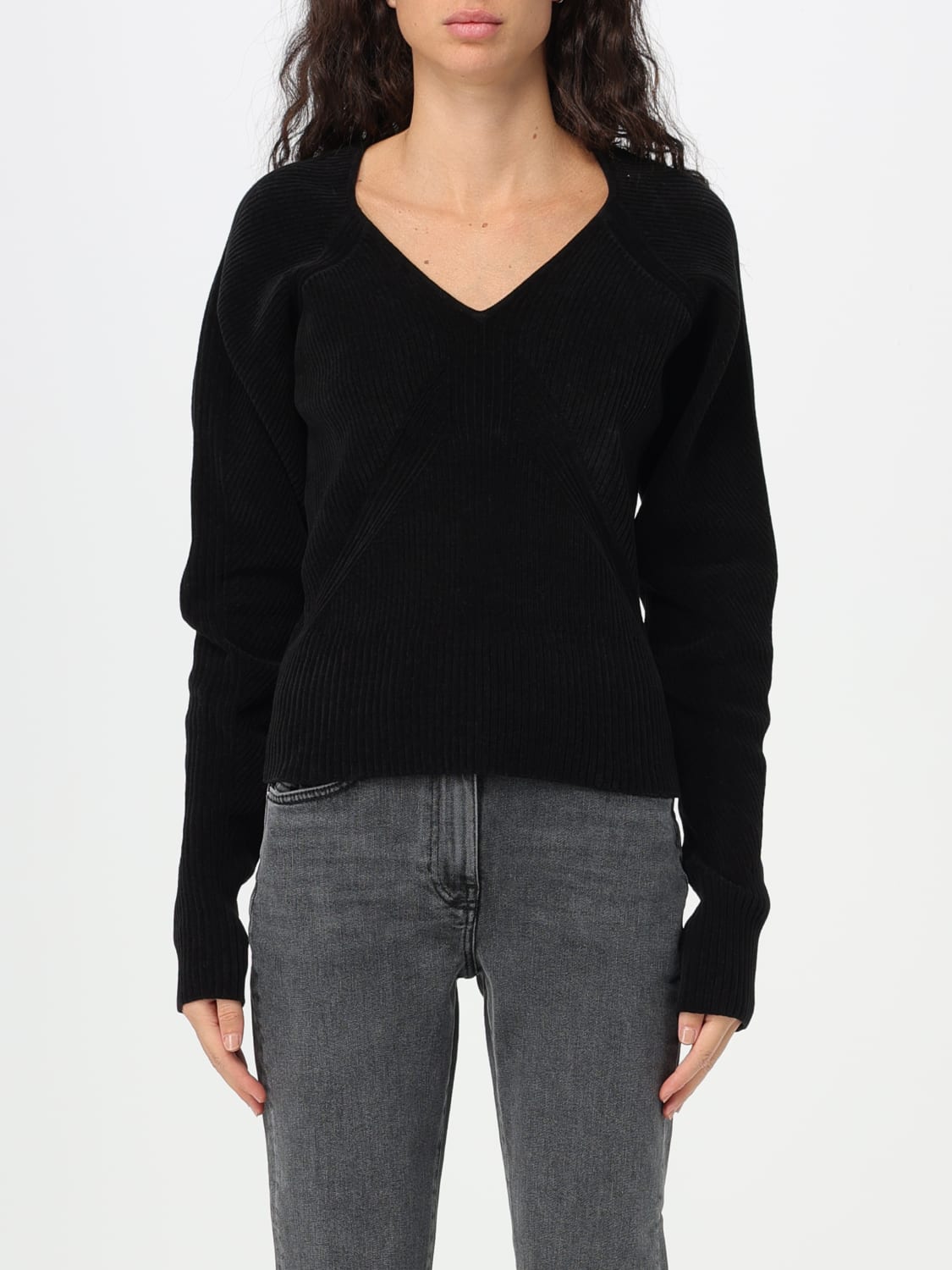 IRO: sweater for woman - Black | Iro sweater WP12ECILIA online at ...