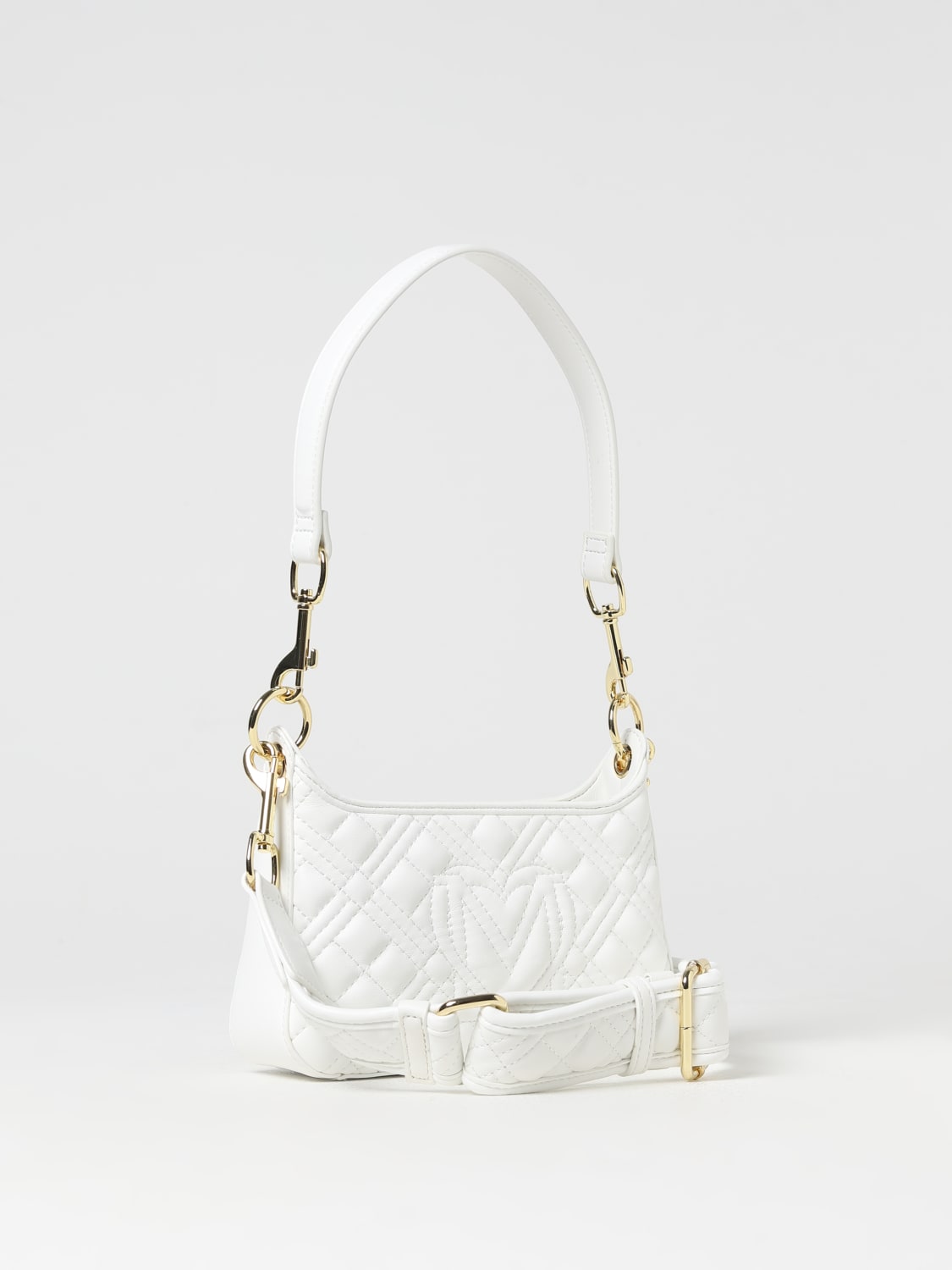 LOVE MOSCHINO: mini bag for woman - White  Love Moschino mini bag  JC4161PP0HLA0 online at
