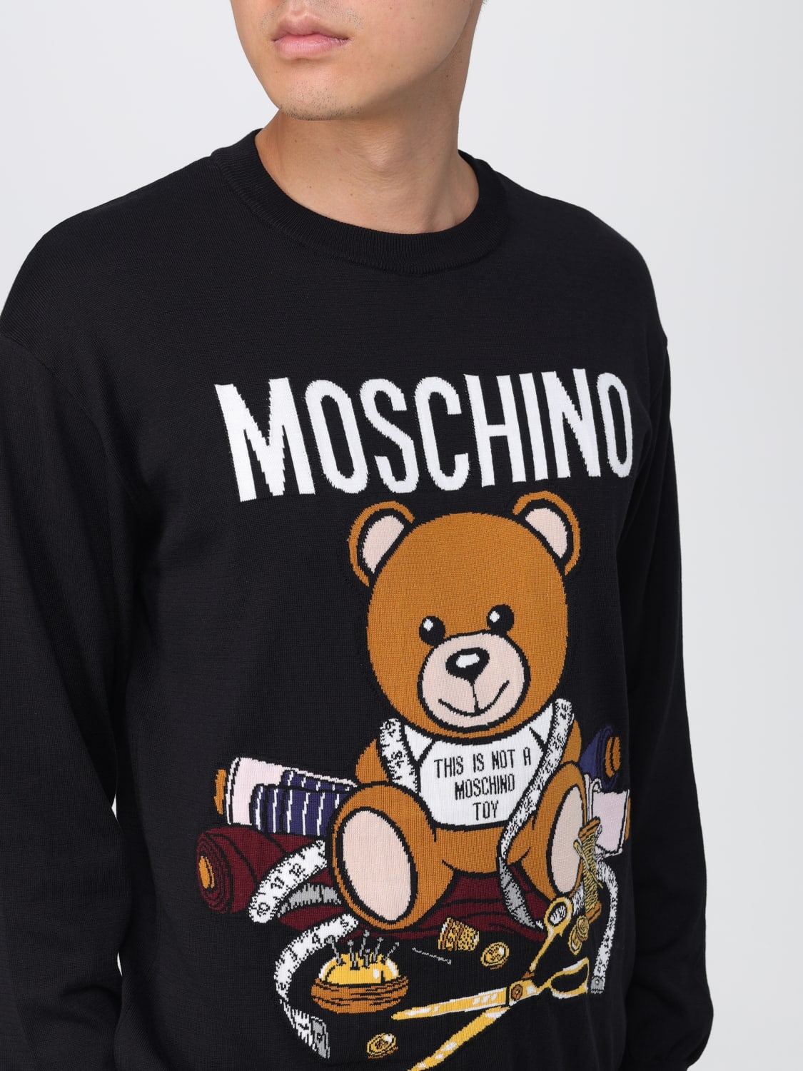MOSCHINO COUTURE：セーター メンズ - ブラック | GIGLIO.COM