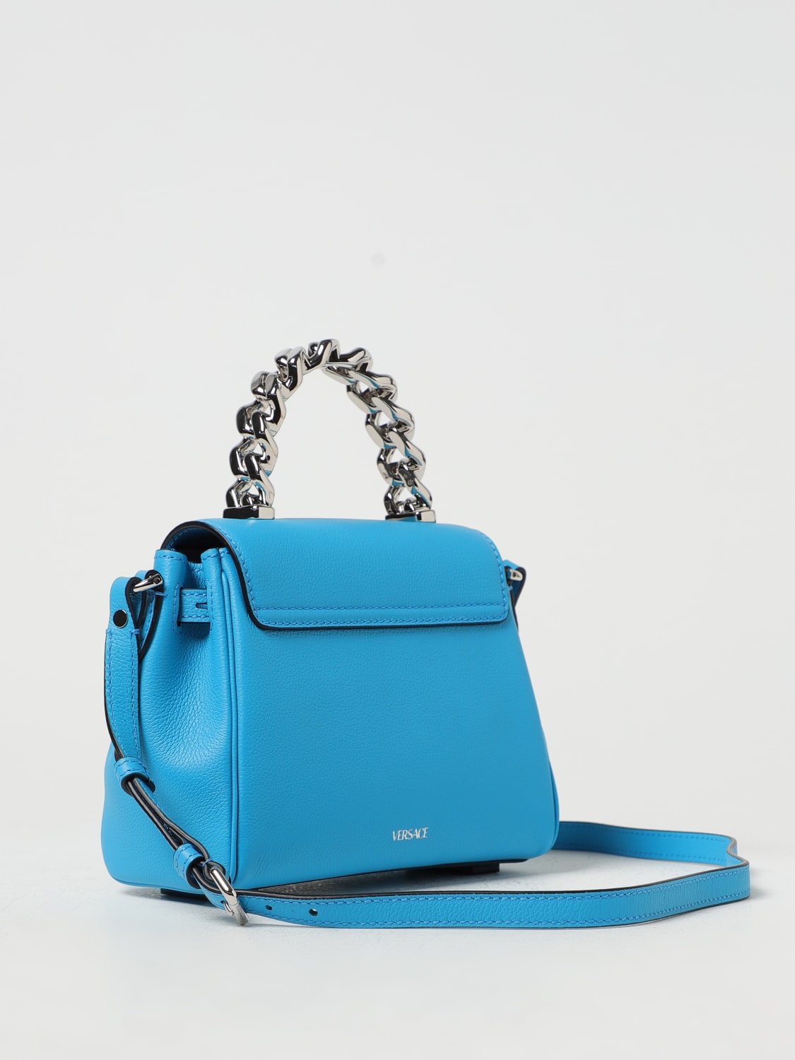 Versace Blue Small 'La Medusa' Bag