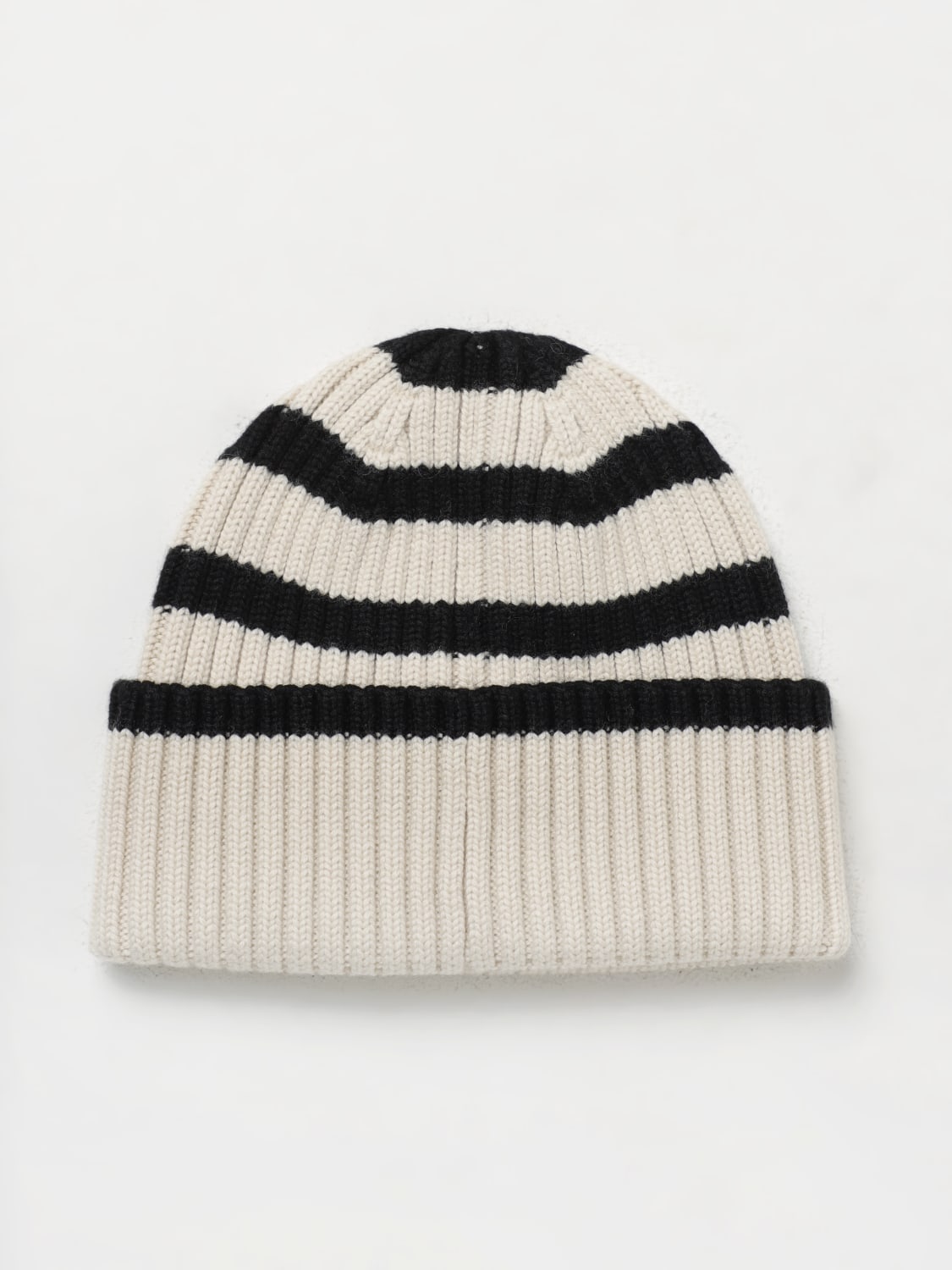 Cappello Signature Stripe Toteme in lana a coste