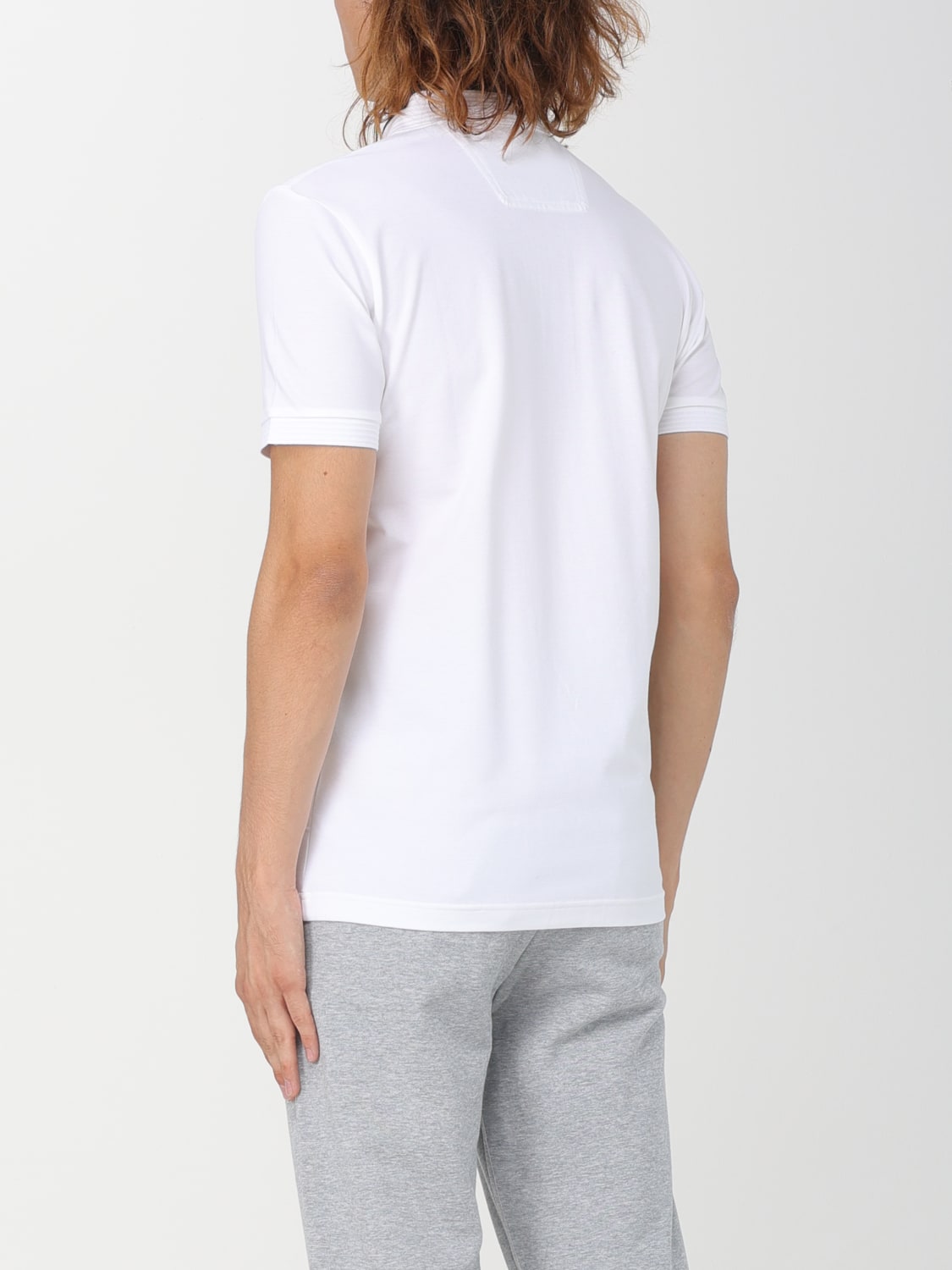 BOSS: polo shirt for man - White | Boss polo shirt 50483246 online at ...