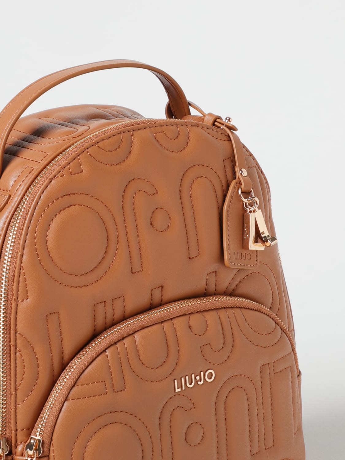 LIU JO: backpack for woman - Beige